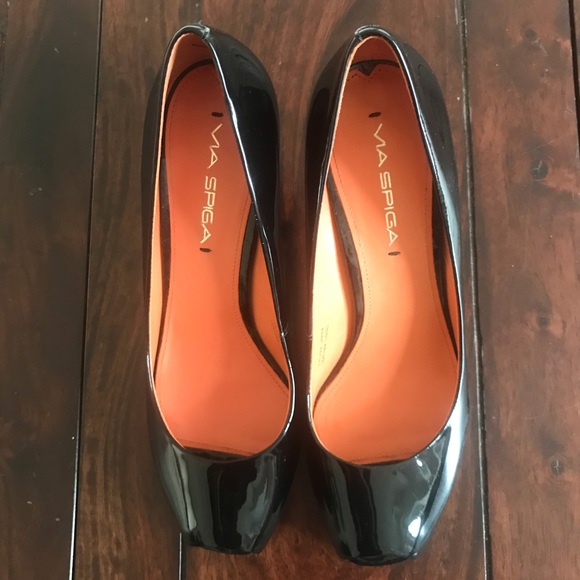 Via spiga leather peep toe heels - Picture 2 of 6